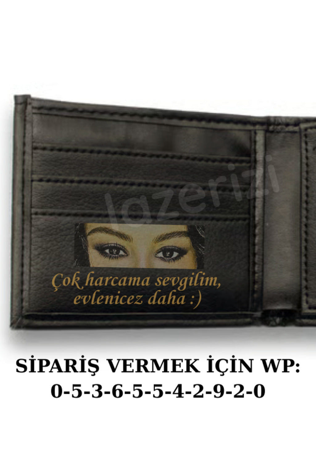 Yazılı/Resimli Erkek Cüzdanı