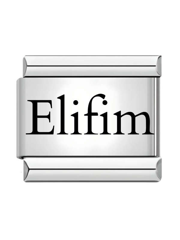 Yazılı İtalyan Bileklik Ek Charmı